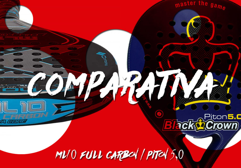 Comparativa Nox ML10 Full Carbon EVA vs Black Crown Piton 5.0