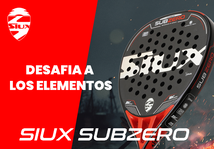 Siux Subzero, la nueva de pádel para jugadores de potencia
