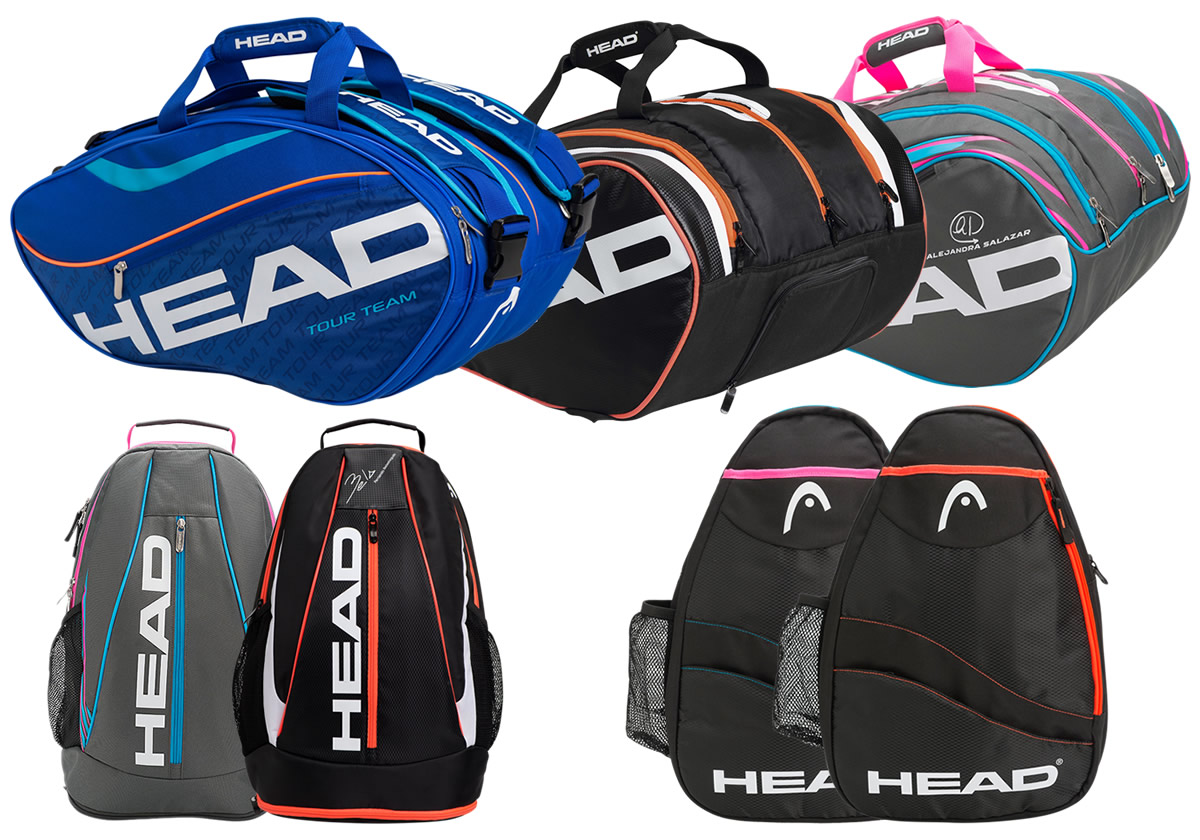Los nuevos paleteros y mochilas Head 2015