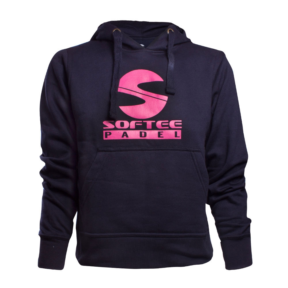 SUDADERA SOFTEE PADEL MUJER MARINO ROSA