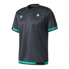CAMISETA TECNICA ADIDAS ROLAND GARROS GRIS VERDE