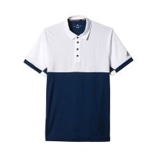 POLO ADIDAS T16 CLIMACOOL HOMBRE AZUL BLANCO