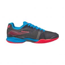 BABOLAT JET CLAY GRIS AZUL ROJO