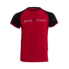 CAMISETA BLACK CROWN X5 ROJO NEGRO