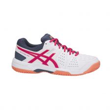 ASICS GEL PADEL PRO 3 SG BLANC ROSE FEMME E561Y 0121