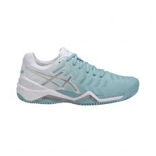 ASICS  GEL RESOLUTION 7 CLAY BLEU BLANC FEMME E752Y 1493