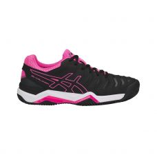 ASICS GEL CHALLENGER 11 CLAY NEGRO FUCSIA E754Y 9090