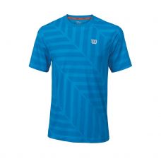 CAMISETA WILSON SU LABYRINTH CREW AZUL WRA745702