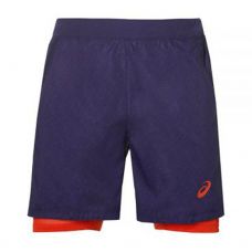 PANTALON CORTO ASICS PADEL PLAYER GPX II AZUL 141164 1216
