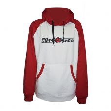 SUDADERA BLACK CROWN FORT BLANCO ROJO