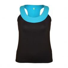 CAMISETA BLACK CROWN AGRA NEGRO TURQUESA