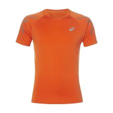 CAMISETA ASICS STRIPE SS TOP ROJO