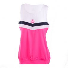 CAMISETA JHAYBER BAND ROSA BLANCO MUJER