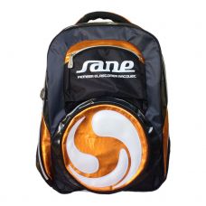 MOCHILA SANE NEGRO NARANJA