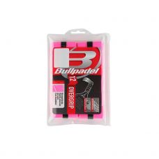 OVERGRIP BULLPADEL PACK 12 UNDS BG-1601 ROSA FLUOR