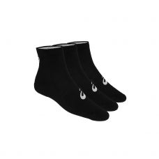 CALCETIN 3PPK QUARTER SOCK NEGRO