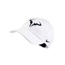 GORRA NIKE AEROBILL H86 RAFAEL NADAL BLANCO NEGRO