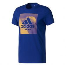 T-SHIRT ADIDAS CATEGORY TEN BLU ORO