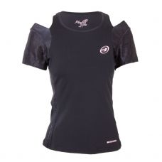 CAMISETA BULLPADEL ARGUALA MUJER NEGRO