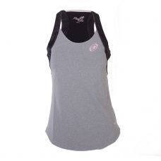 CAMISETA BULLPADEL AKER 2 MUJER GRIS