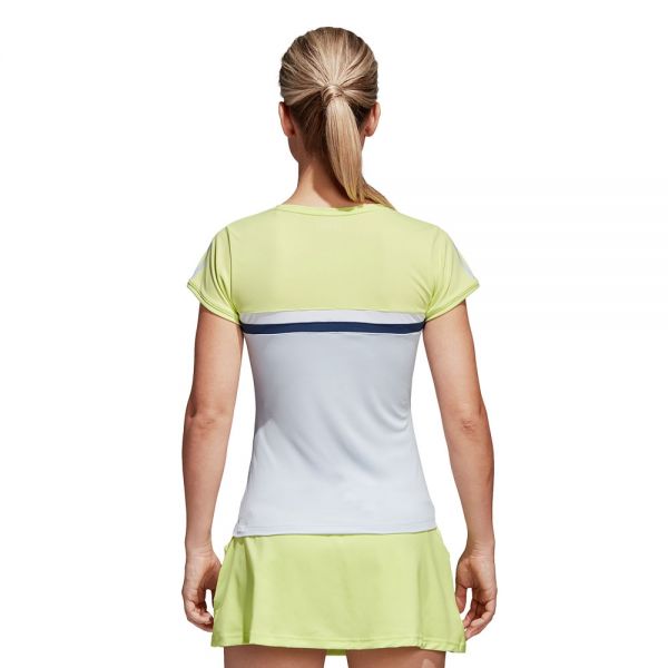 camiseta adidas amarilla mujer