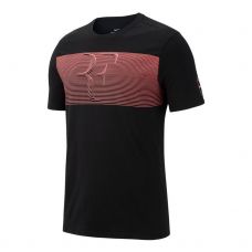 CAMISETA NIKE COURT RF NEGRO ROJO