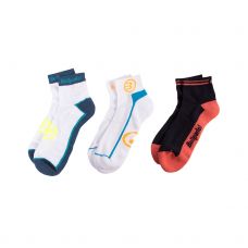 CALCETINES CORTOS BULLPADEL PACK 3 COLORES