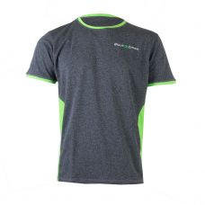 T-SHIRT BLACK CROWN WILLY GRIS VIGORE VERT