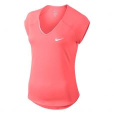 CAMISETA NIKE PURE TOP MUJER LAVA BLANCO