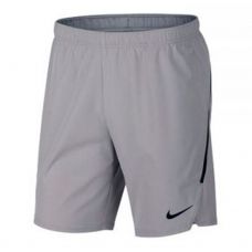 PANTALON CORTO NIKE FLEX ACE GRIS NEGRO