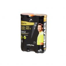 PACK 2x BOTE BOLAS HEAD PADEL PRO + S