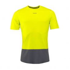 CAMISETA HEAD VISION TECH AMARILLO GRIS