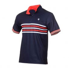 CAMISETA K-SWISS HERITAGE ZIP MOCK NAVY