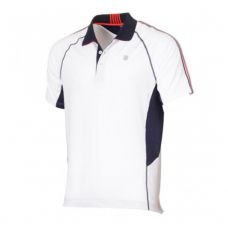 POLO K-SWISS HERITAGE ZIP S/S BLANCO