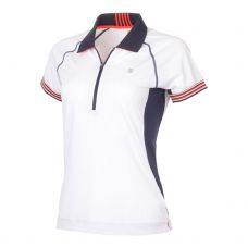 POLO K-SWISS HERITAGE BLANCO MUJER