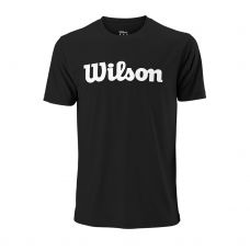 CAMISETA WILSON SCRIPT NEGRO BLANCO WRA770306