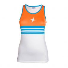 CAMISETA STAR VIE PASSING OCRE BLANCO MUJER