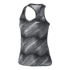 CAMISETA NIKE COURT PURE TANK NEGRO BLANCO MUJER