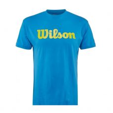 CAMISETA WILSON SCRIPT AZUL CELESTE WRA747806