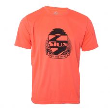 CAMISETA SIUX ENTRENAMIENTO CORAL LOGO NEGRO