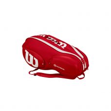 RAQUETERO WILSON VANCOUVER 9 PACK ROJO