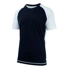 CAMISETA K SWISS BACK COURT CREW BLANCO NEGRO