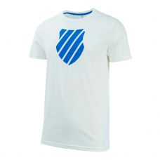 CAMISETA K-SWISS LOGO BLANCO AZUL