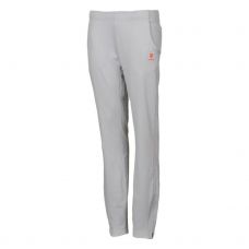 PANTALON LARGO WARM-UP HIGH RISE GRIS MUJER