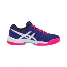 ASICS GEL PADEL PRO 3 SG AZUL MARINO ROSA MUJER E561Y 400