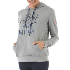 SUDADERA BULLPADEL VALDAO GRIS MUJER