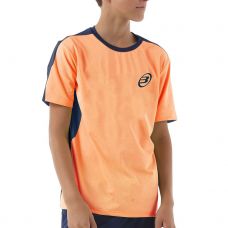T-SHIRT BULLPADEL IUNET ARANCIONE FLUORESCENTE BAMBINO