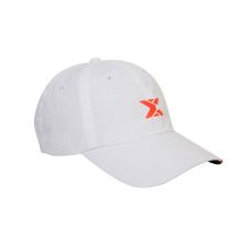 GORRA NOX BLANCO LOGO ROJO