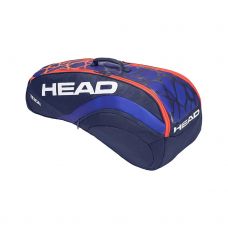 RAQUETERO HEAD TOUR TEAM 6R COMBI AZUL NARANJA