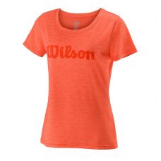 CAMISETA WILSON UWII SCRIPT TECH ROJO MUJER